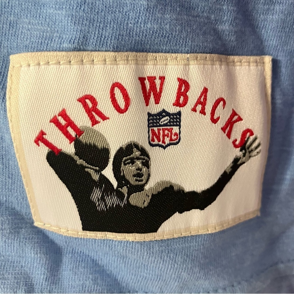 NWT Men Mitchell & Ness NFL Legendary Slub L/S Houston Oilers Throwback T-shirt - Picture 4 of 10